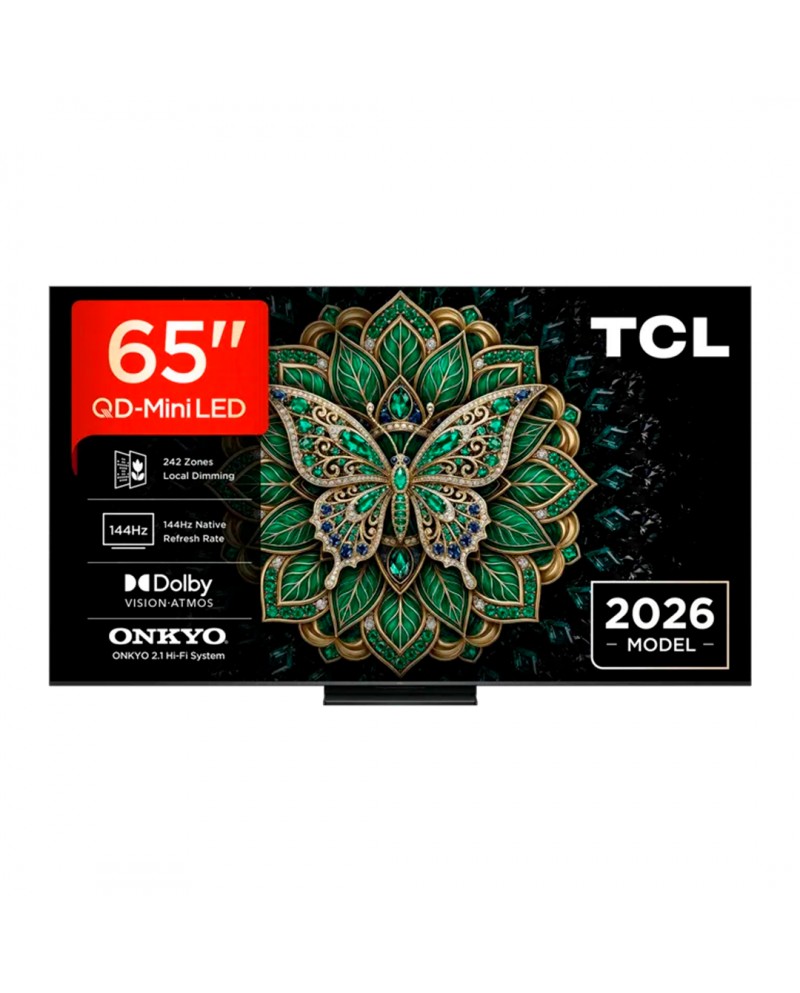 TCL QLED 65" 4K UHD GOOGLE TV 4HDMI 1USB (E)