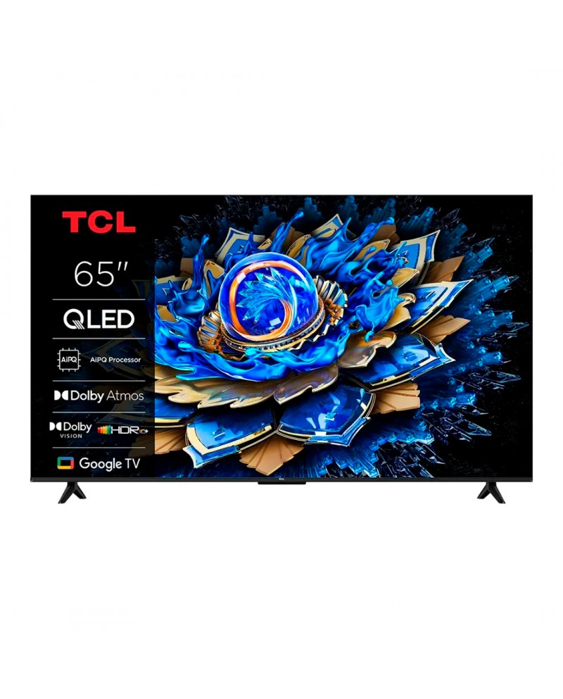TCL QLED 65" 4K UHD GOOGLE TV 3HDMI 2USB (E)