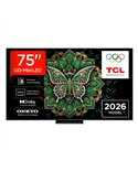 TCL QLED 75" 4K UHD GOOGLE TV 4HDMI 1USB E - 75C6KPRO