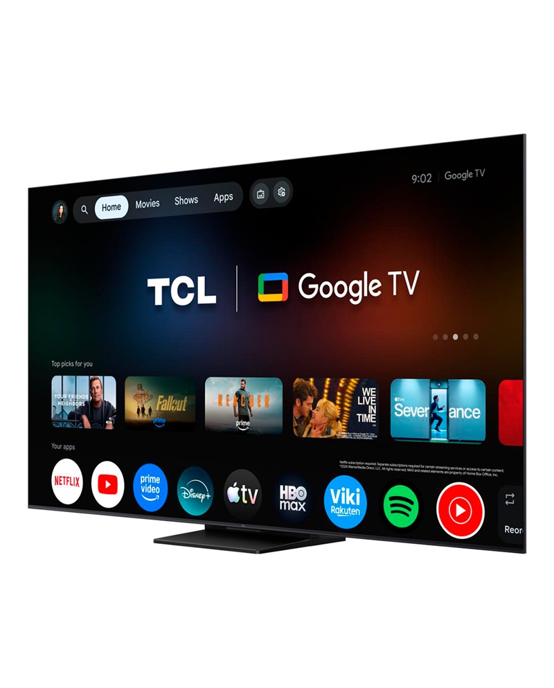 TCL QLED 75" 4K UHD GOOGLE TV 4HDMI 1USB E #1 - 75C6KPRO