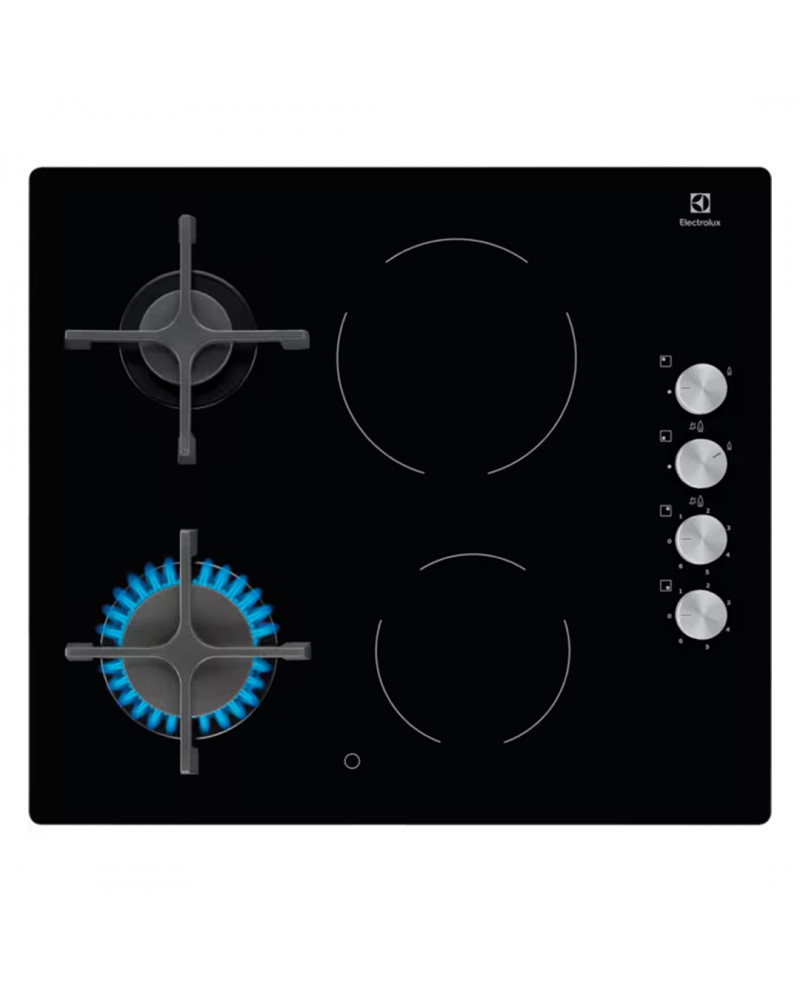 ELECTROLUX PLACA 58CMS CRISTALGAS 2+2 COMANDOS LATERAIS
