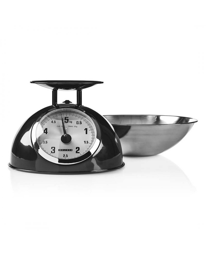 MELISSA BALANÇA COZINHA RETRO MAX 5KG PRETA
