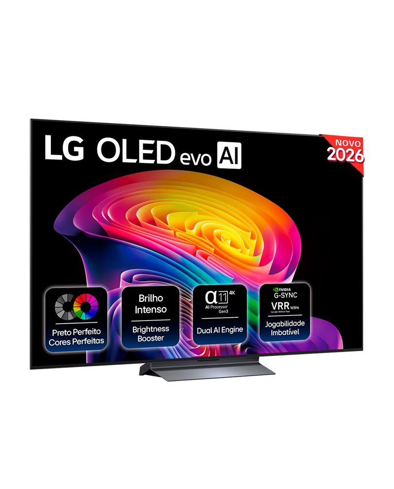 LG OLED 65" EVO 4K AI SMART TV WEBOS 4HDMI 3USB F - OLED65C66LB