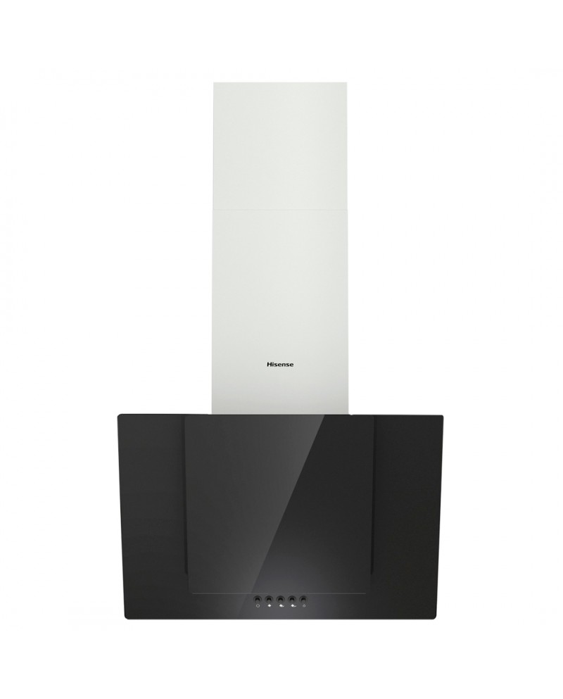 HISENSE CHAMINE 60CM 650M3H VIDRO PRETO INOX (B)