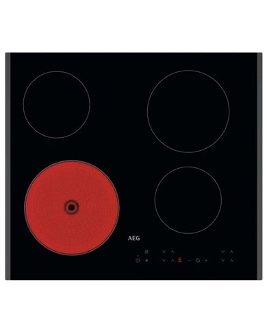 AEG PLACA VITRO 60CM 4ZONAS BISELADA - TN64RA00FB