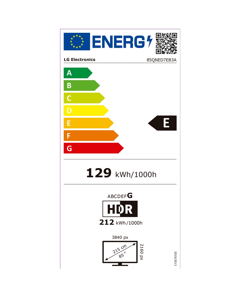 LG LED QNED 85" UHD 4K SMARTTV WEBOS 3HDMI 1USB E #1 - 85QNED7EB3A