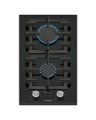 BOSCH DOMINO GAS 30CM VIDRO PRETO - PRB3A6I40