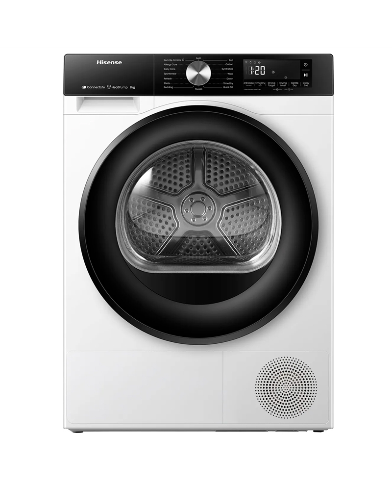 HISENSE SECADOR ROUPA 9KG BOMBA DE CALOR C - DH3S902BWCC