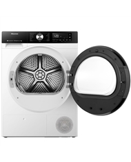 HISENSE SECADOR ROUPA 9KG BOMBA DE CALOR C #4 - DH3S902BWCC