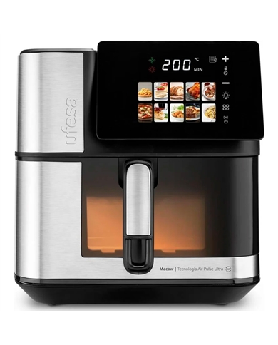 UFESA FRITADEIRA S/OLEO 8,8LT AIRE FRYER PRETA - MACAW