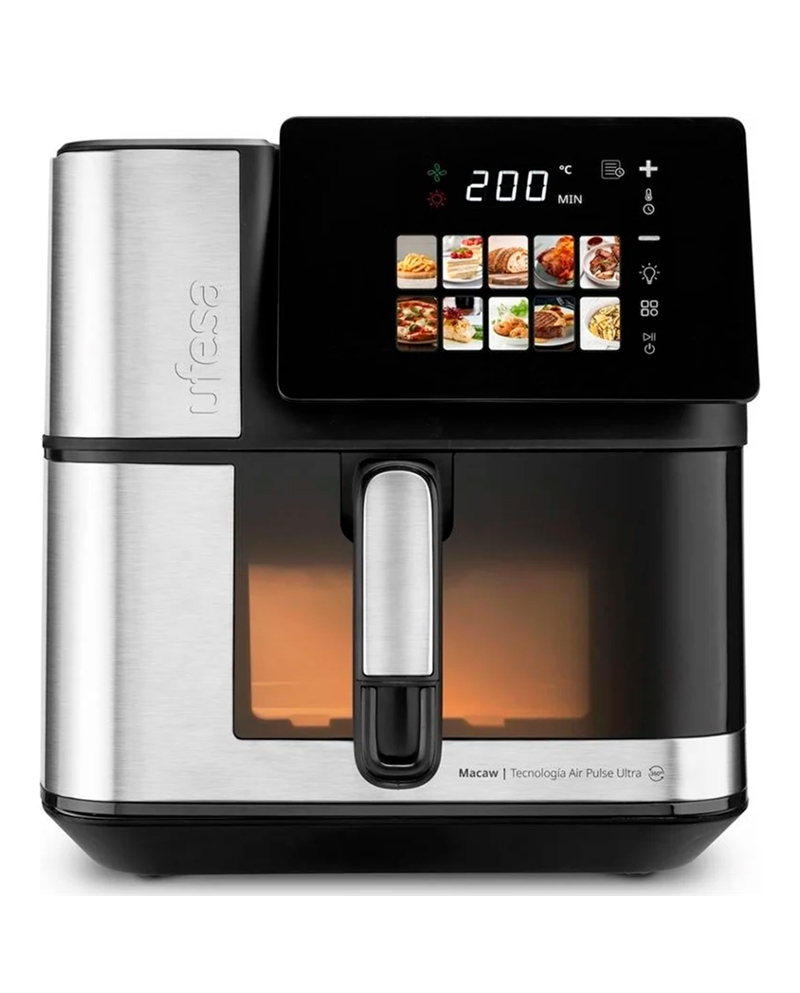 UFESA FRITADEIRA S/OLEO 8,8LT AIRE FRYER PRETA - MACAW