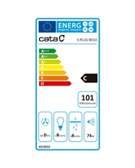 CATA CHAMINE 90CM 299M3/H INOX #1 - ST9010X