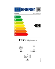 INDESIT COMBINADO 1855X595X635 NF 320LT INOX D #1 - INK25323XB4E