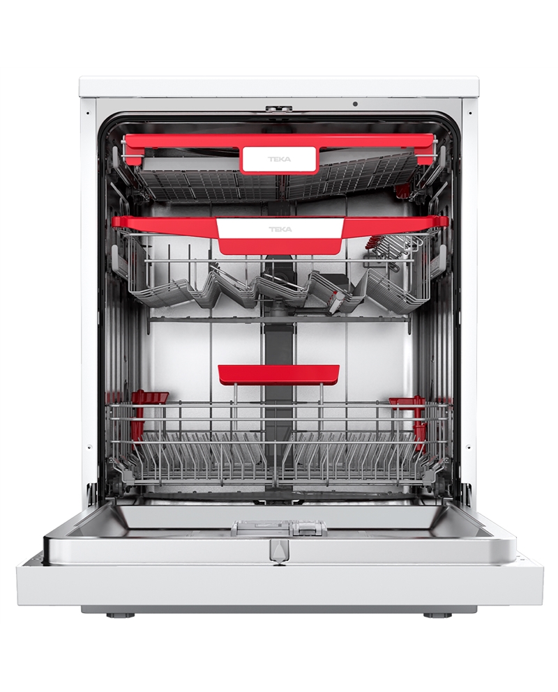 TEKA MAQUINA LOUÇA 8PROG 14TALHERES INOX C - DFS76820WH