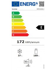 TELEFAC FRIGORIFICO 2PT 1430x545x555MT 206LT BRANCO E