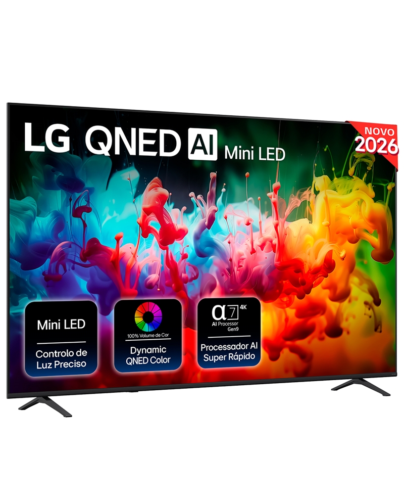 LG LED QNED 85" 4K AI SMARTTV WEBOS 3HDMI 1USB E - 85QNED72B6A