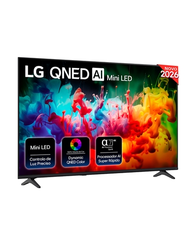 LG LED QNED 65" 4K AI SMARTTV WEBOS 3HDMI 1USB E - 65QNED72B6B