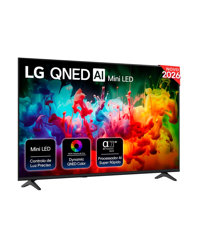 LG LED QNED 65" 4K AI SMARTTV WEBOS 3HDMI 1USB E - 65QNED72B6B