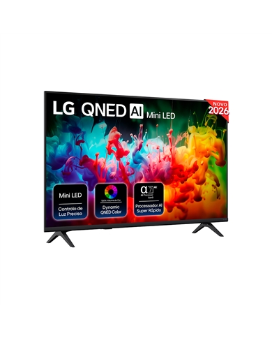 LG LED QNED 43" 4K AI SMARTTV WEBOS 3HDMI 1USB F - 43QNED72B6B