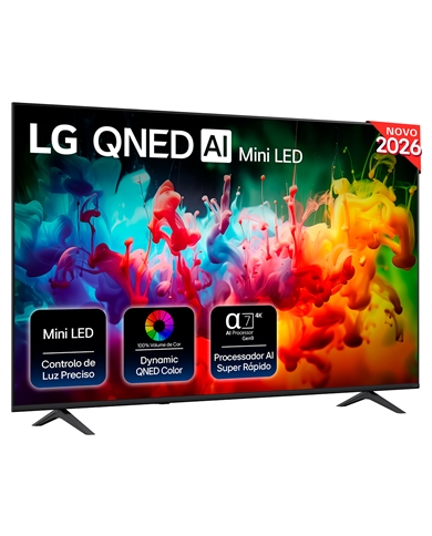 LG LED QNED 75" 4K AI SMARTTV WEBOS 3HDMI 1USB E - 75QNED72B6A