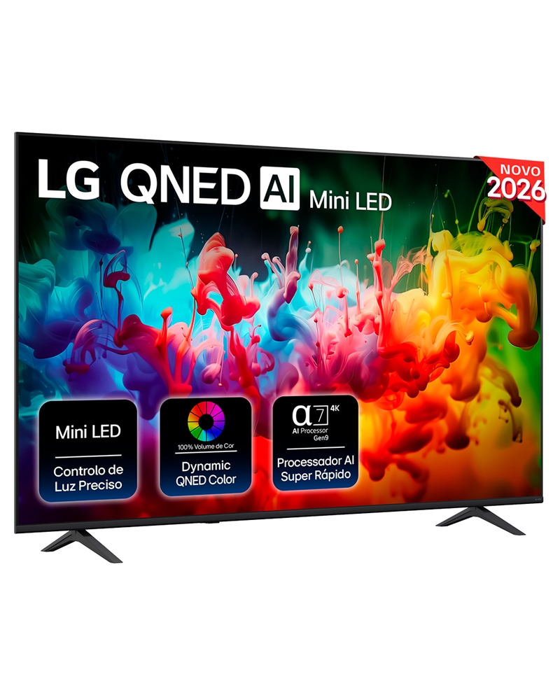 LG LED QNED 75" 4K AI SMARTTV WEBOS 3HDMI 1USB E - 75QNED72B6A