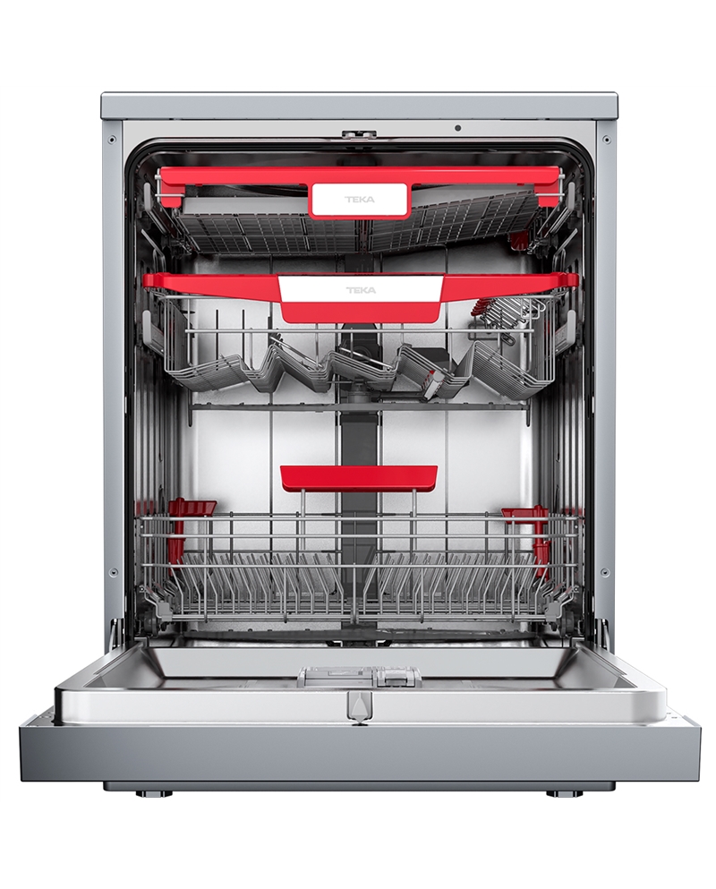 TEKA MAQUINA LOUÇA 8PROG 14TALHERES INOX C #1 - DFS76820SS