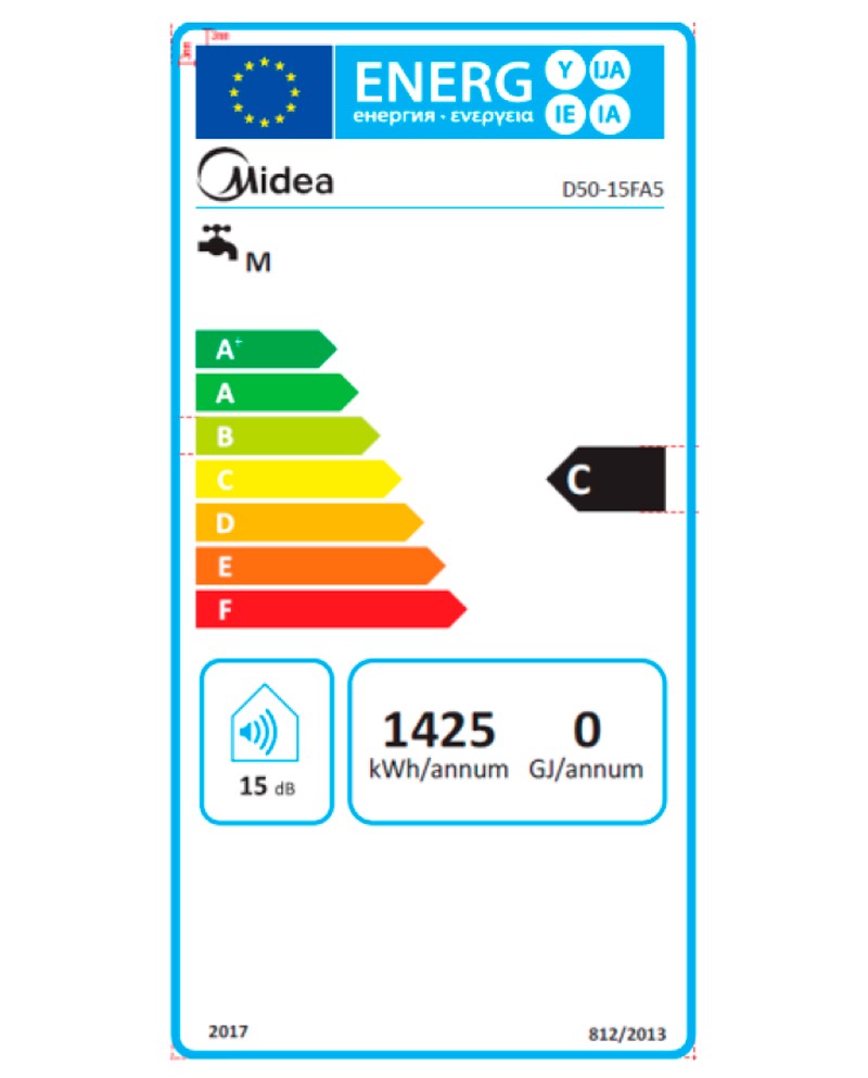 MIDEA TERMOACUMULADOR 50LT INST.VERTICAL  (C)