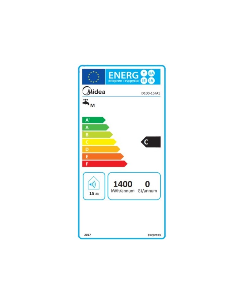 MIDEA TERMOACUMULADOR 100LT INST.VERTICAL  (C)