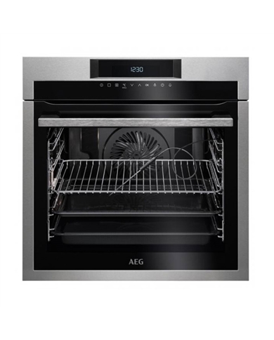AEG FORNO PIROLITICO 10FUNÇOES 1NIVEL CALHAS INOX A+ - BPE642120M