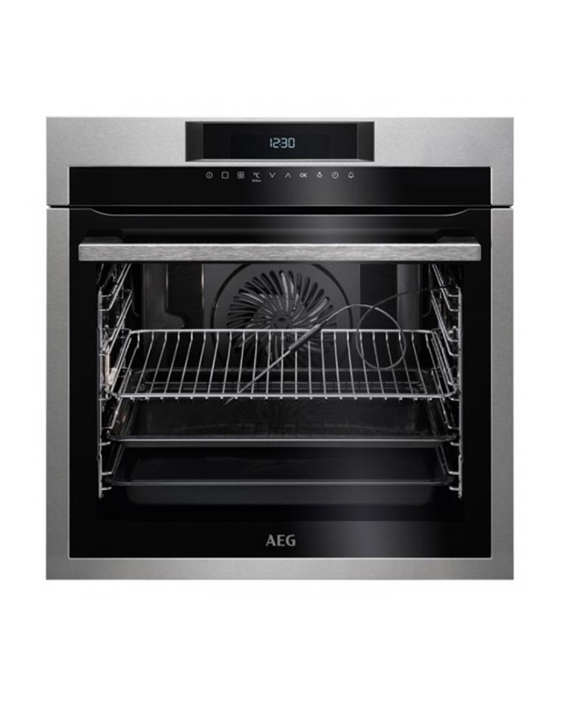 AEG FORNO PIROLITICO 10FUNÇOES 1NIVEL CALHAS INOX A+ - BPE642120M