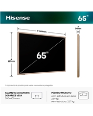 HISENSE QLED 65" 4K UHD SMARTTV 4HDMI 2USB E #1 - 65S7S
