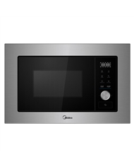 MIDEA MICROONDAS INTEG 20LT 800W GRILL 1000W INOX - MBOTG20MASESS