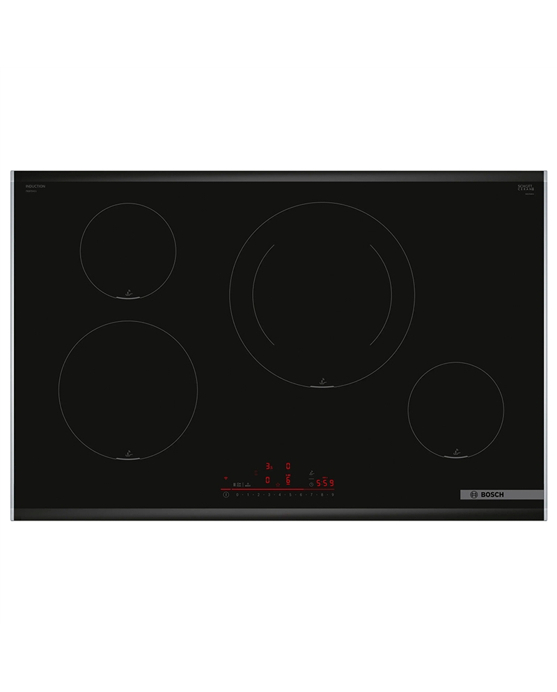 BOSCH PLACA INDUÇAO 80CM 4ZONAS MOLDURA - PIE875HC1E