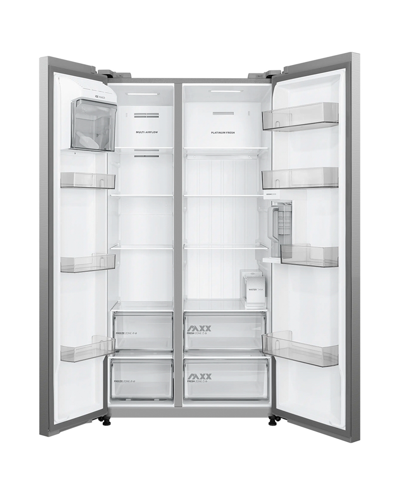 MIDEA SIDE BY SIDE 1,775X0,91X0,735MT 700LT NF INOX E - MDRS925CIE46M