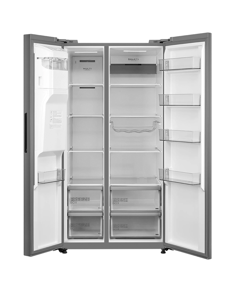MIDEA SIDE BY SIDE 1,775X0,91X0,698MT 569LT DAG NF INOX E #2 - MDRS761MIE46