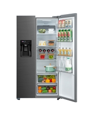 MIDEA SIDE BY SIDE 1,775X0,91X0,698MT 569LT DAG NF INOX E #3 - MDRS761MIE46