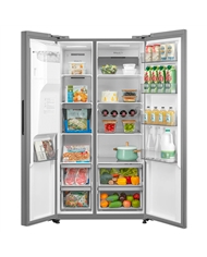 MIDEA SIDE BY SIDE 1,775X0,91X0,698MT 569LT DAG NF INOX E #4 - MDRS761MIE46