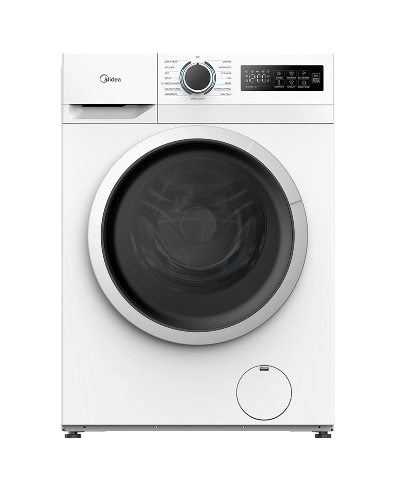 MIDEA MAQUINA ROUPA 8KG 1400RT BRANCA A - MF110W80BA10WES