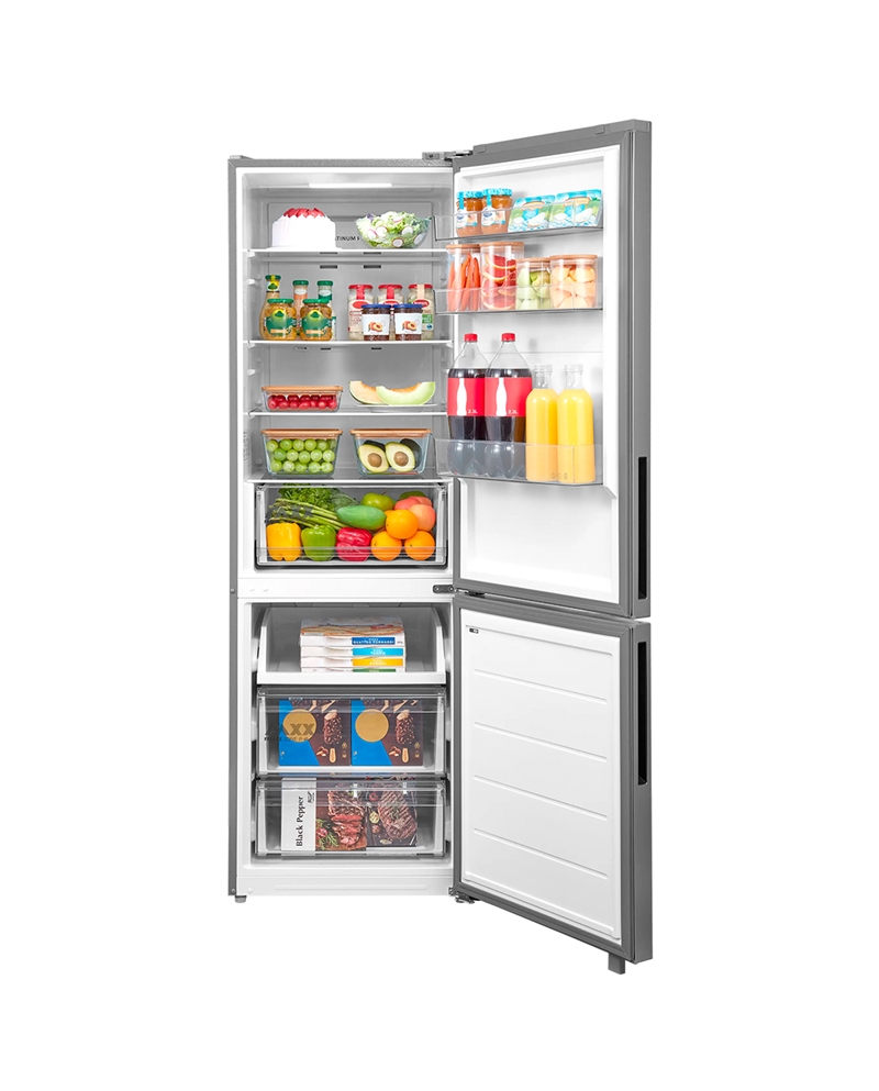 MIDEA COMBINADO 1,86x0,595x0,670MT 401LT NF INOX E #3 - MDRB548MME46