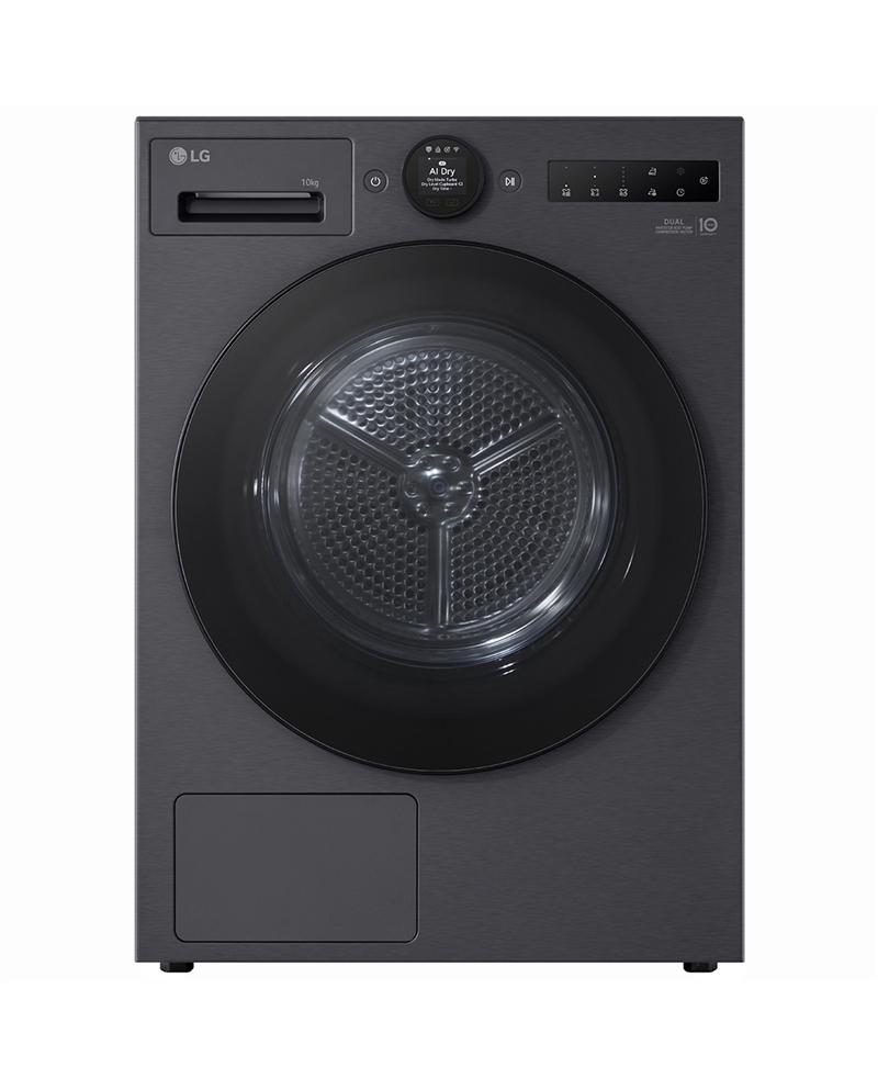 LG SECADOR ROUPA 10KG CONDENSAÇAO BOMBA DE CALOR PRETO C - RHX7010TBB