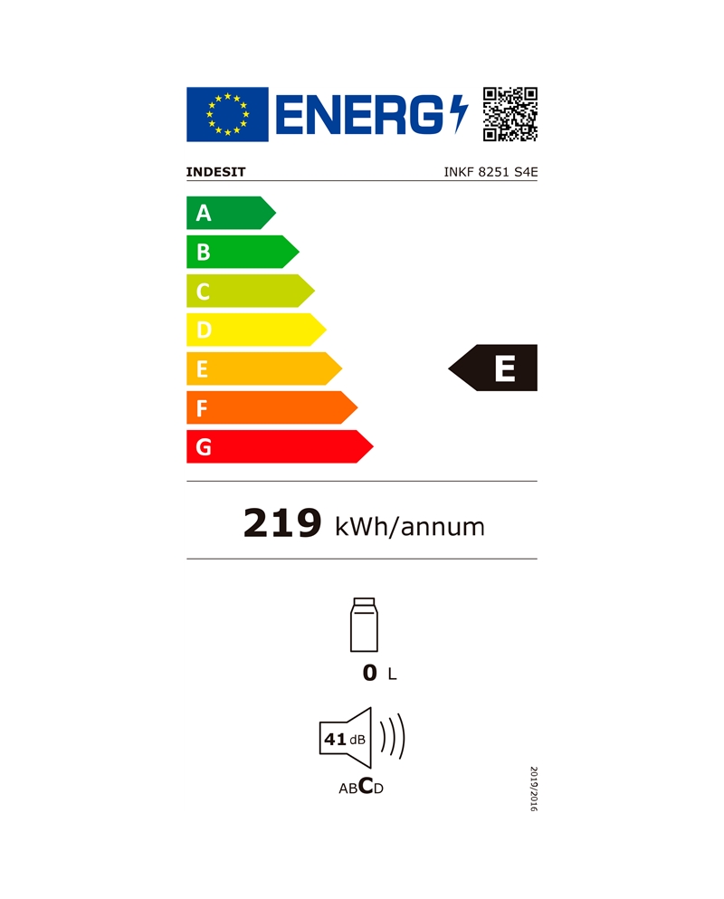 INDESIT COMBINADO 1800X540X576 NF SILVER E #1 - INKF8251S4E