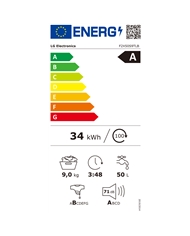 LG MAQUINA ROUPA 9KG 1200RT AI DD STEAM A #2 - F2X50S9TLB