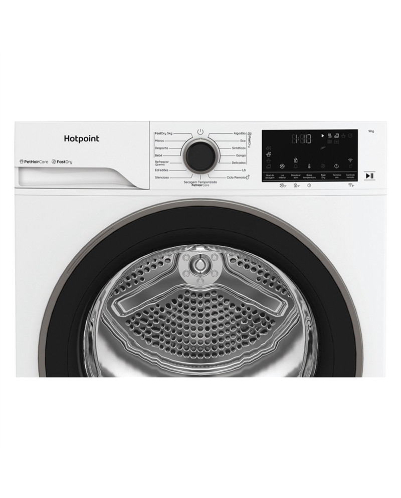 HOTPOINT SECADOR ROUPA 9KG BOMBA CALOR C #4 - CHD94MWBSPT