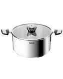 TEFAL TACHO SPACE EMOTION INDUÇAO 24CM 5,2LT +TAMPA VIDRO - E32846PT