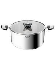 TEFAL TACHO SPACE EMOTION INDUÇAO 24CM 5,2LT +TAMPA VIDRO - E32846PT