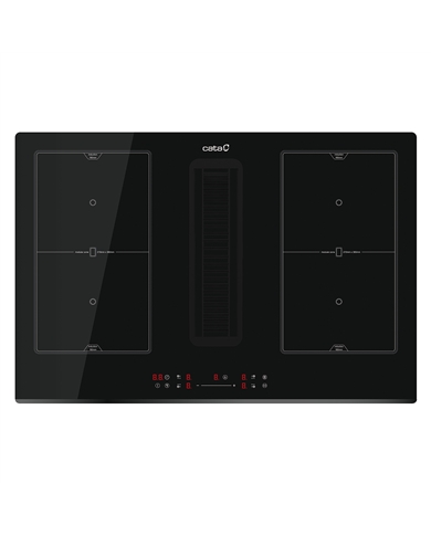 CATA PLACA INDUÇAO 4ZONAS C/EXAUSTAO 77CM FLEX - IAS7024