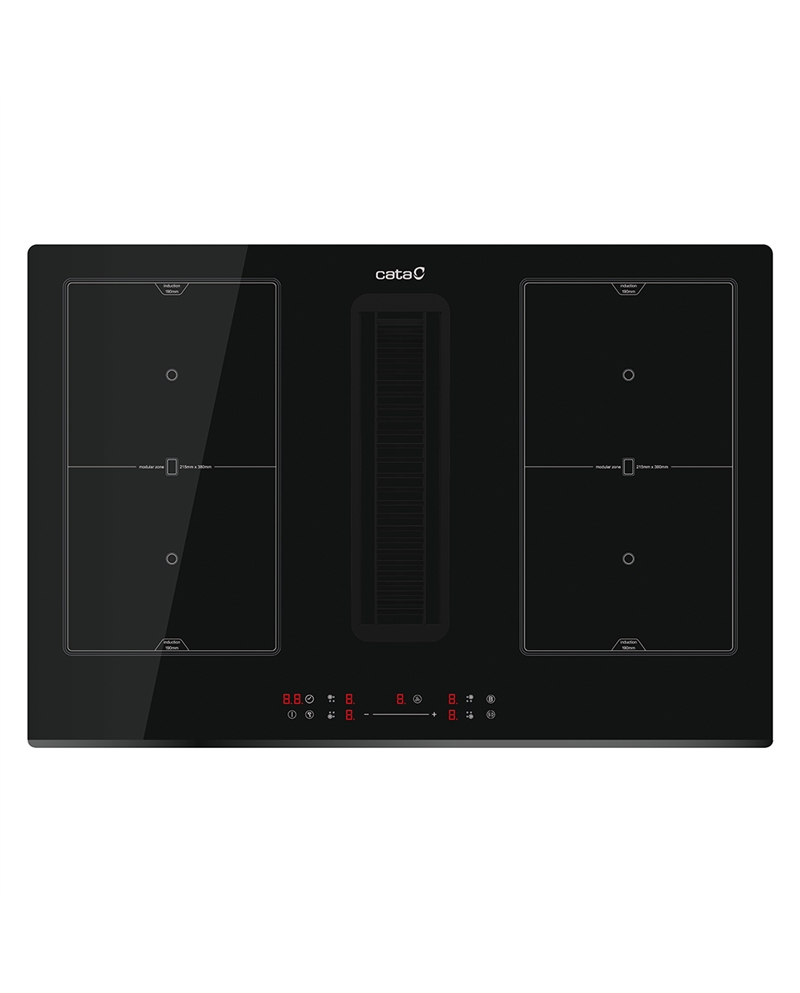 CATA PLACA INDUÇAO 4ZONAS C/EXAUSTAO 77CM FLEX - IAS7024