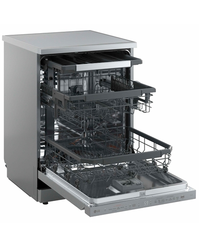 LG MAQUINA LOUÇA 8PROG 14TALHERES QW3CEST.SILVER A #19 - DF375HVS
