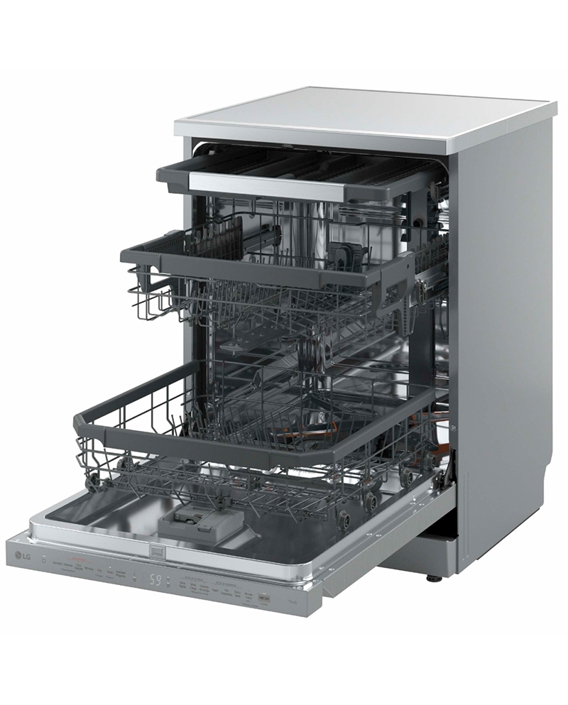 LG MAQUINA LOUÇA 8PROG 14TALHERES QW3CEST.SILVER A #4 - DF375HVS