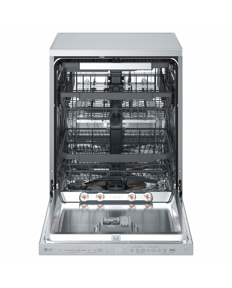 LG MAQUINA LOUÇA 8PROG 14TALHERES QW3CEST.SILVER A #16 - DF375HVS